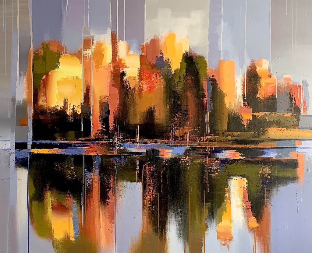 Richmond Rain, Tranquility, Edition I, 2021 by Greg Deda