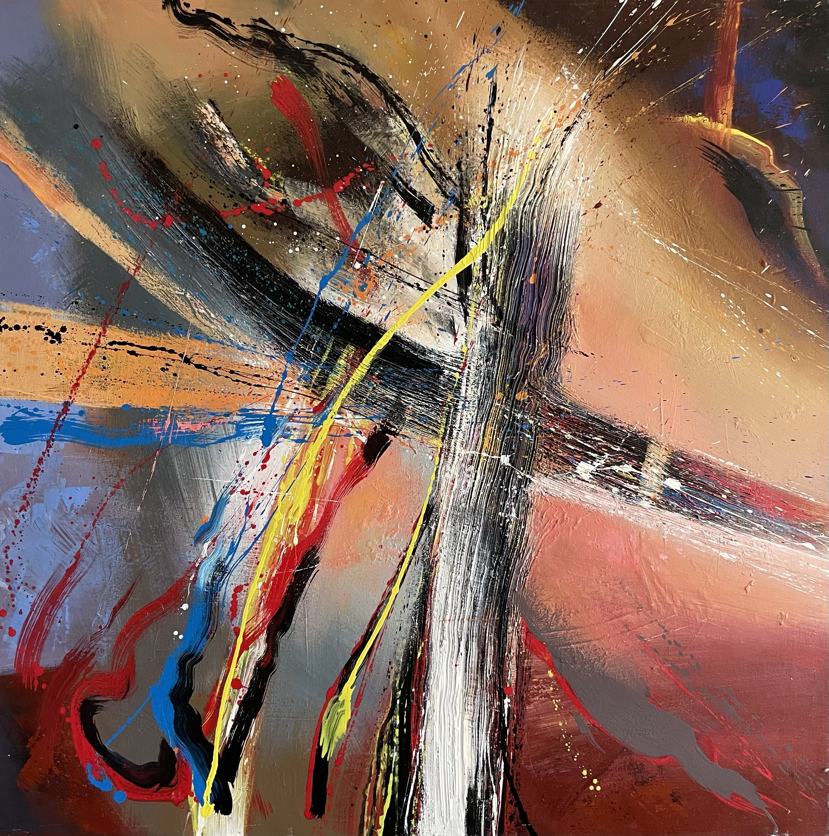 Untitled, (Abstract Expressionist Series(, 2016 by Greg Deda