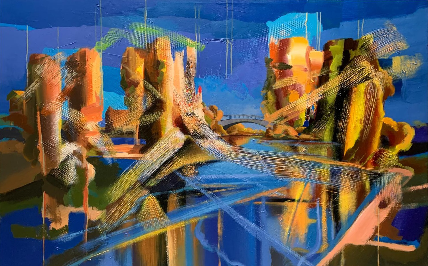 Abstract Nocturne, 2018 by Greg Deda