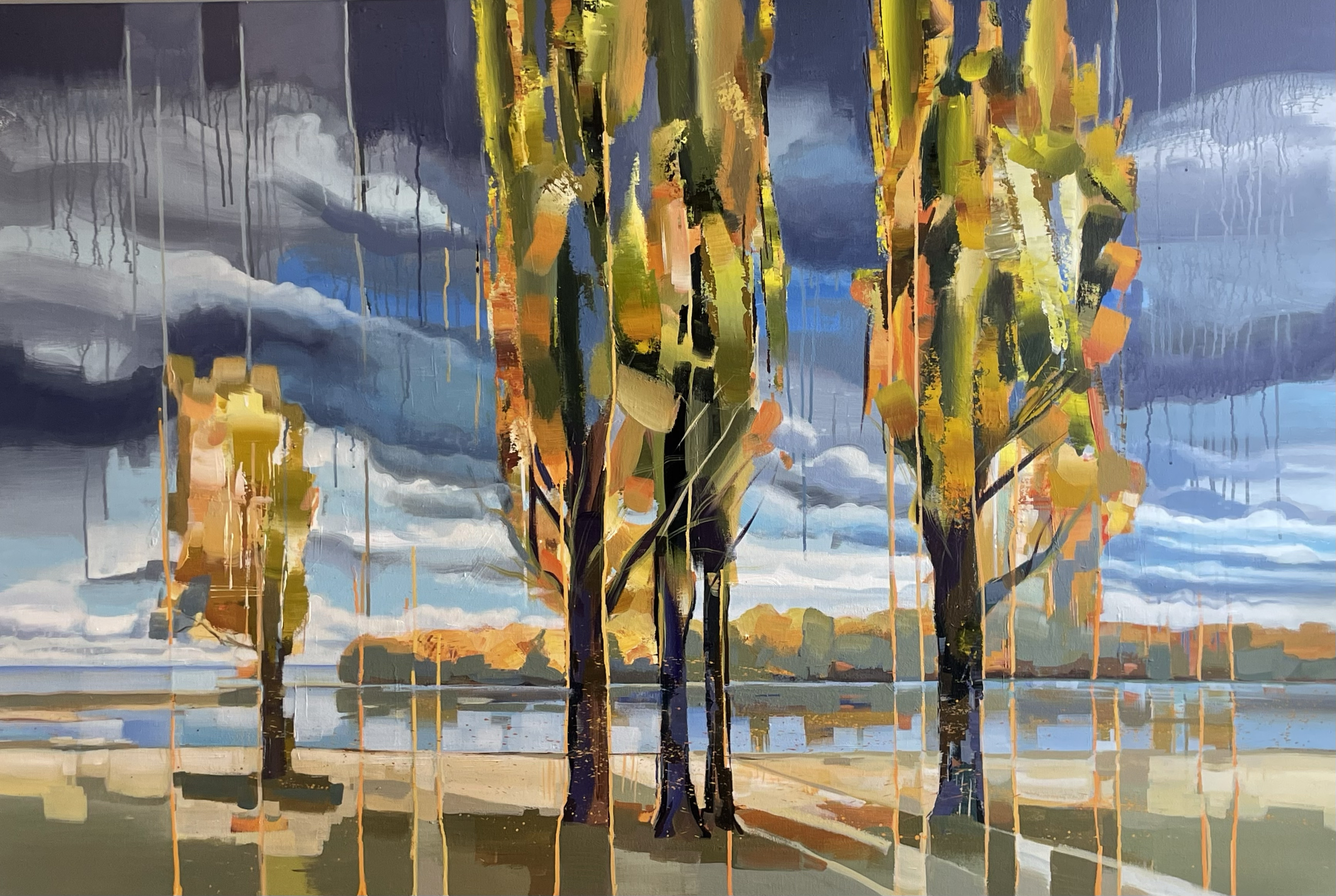 Semi Abstract landscape, 2018 by Greg Deda