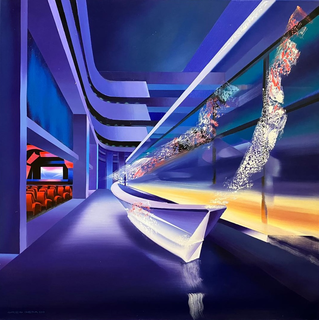 THEATRE II, SEMI-ABSTRACT, 2017 by Greg Deda