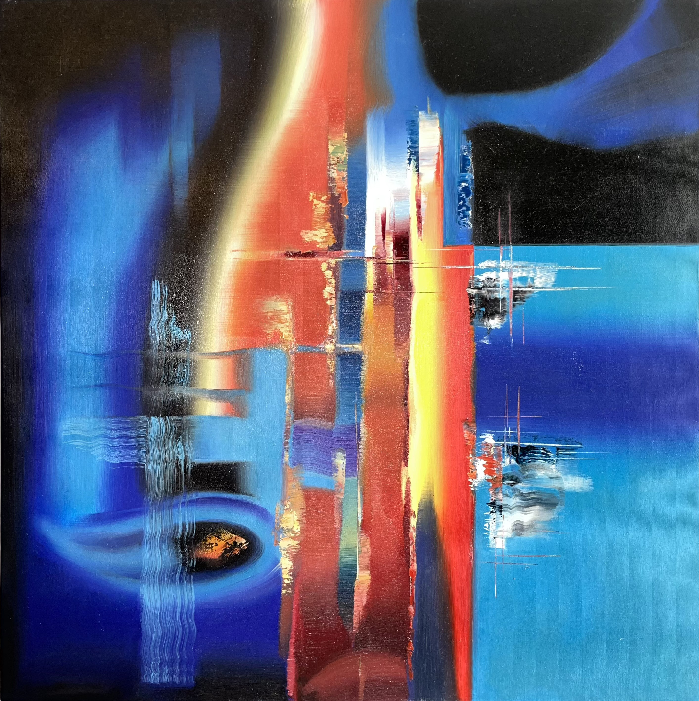 IONIAN BLUE, 2018 by Greg Deda