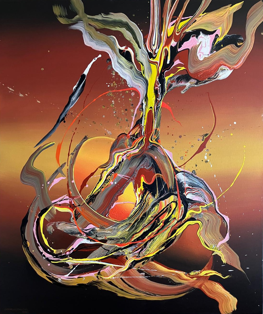 Whiskey in the glass, 2025 by Greg Deda