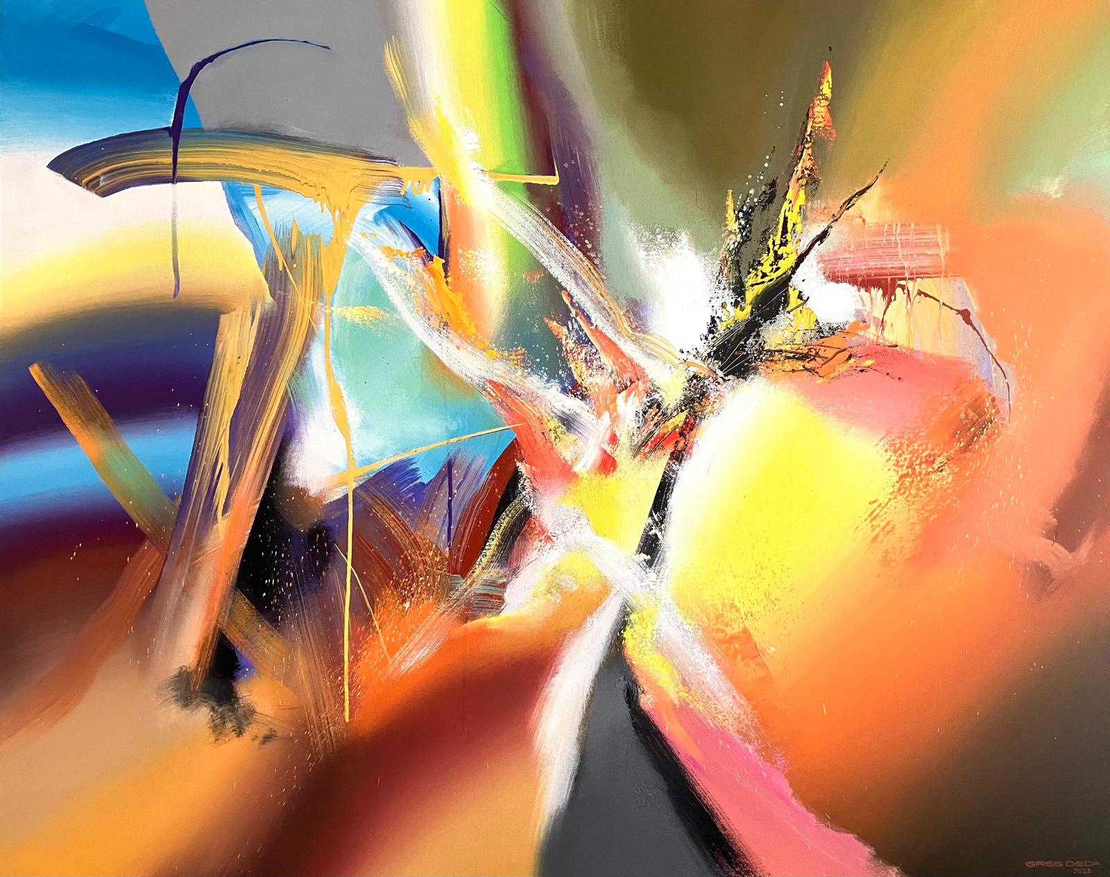 Abstract Awakening II, 2025 by Greg Deda