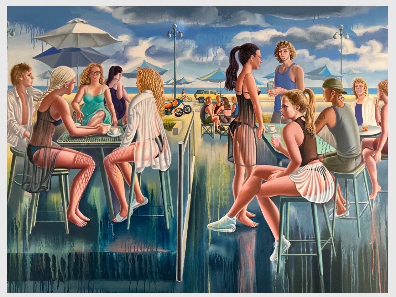 Belmar Café, New Jersey (2023) by Greg Deda