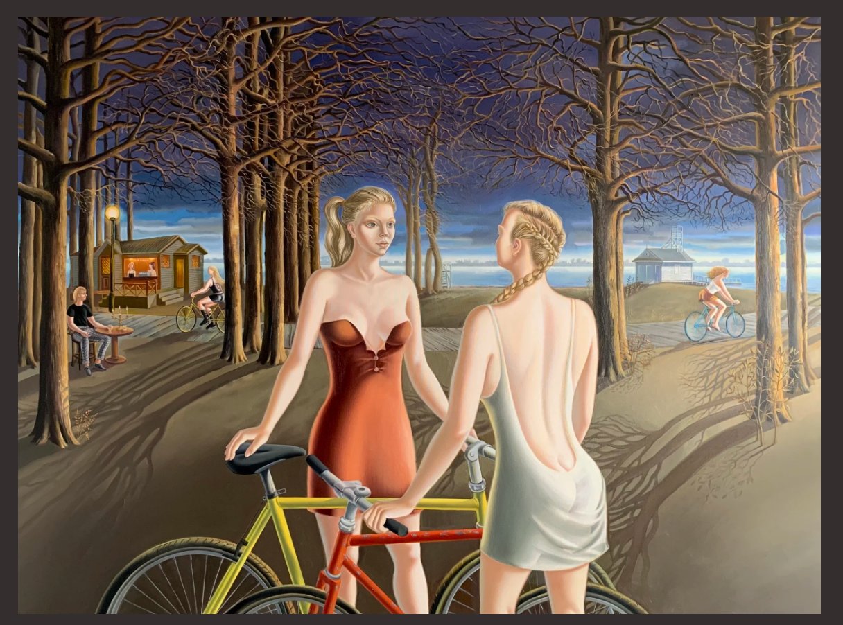 Demoiselles de Cherry Beach (2018) by Greg Deda